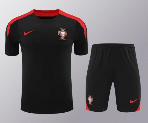 2024/25 Portugal Black Thailand Soccer Training Uniform-418