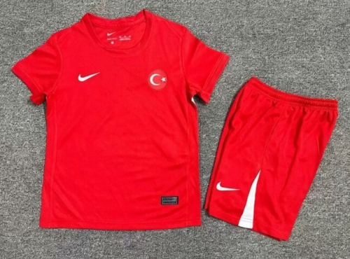 Kids 2024/25 Turkey Away Red Kids/Youth Soccer Uniform-1040/507