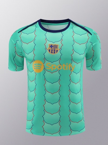 2024/25 Barcelona Green Thailand Soccer Training Jerseys-418