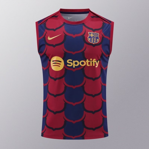 2024/25 Barcelona Red & Blue Thailand Soccer Training Top-418