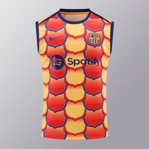 2024/25 Barcelona Red & Yellow Thailand Soccer Training Top-418