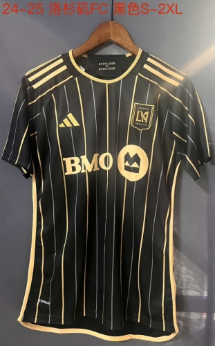 2024/25 Los Angeles FC Home Black Thailand Soccer Jersey AAA-522/709