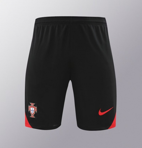 2024/25 Portugal Black Traning Thailand Soccer Shorts-418