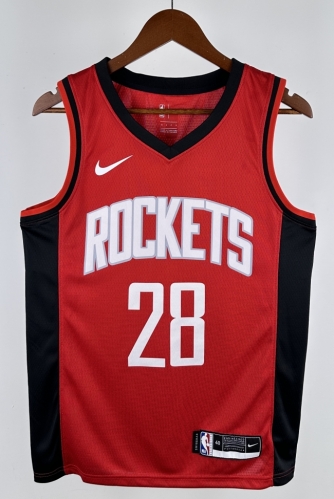 2023 Season Houston Rockets Away Red NBA #28 Jersey-311