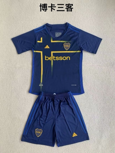 2024/25 BOCA Juniors 3nd Away Royal Blue Soccer Uniform-208