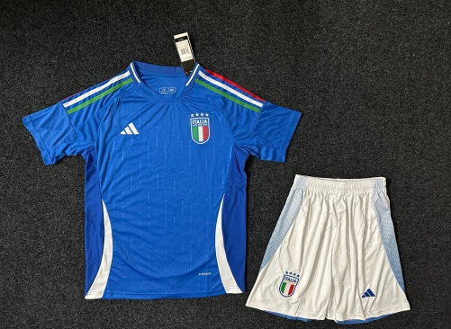 2024/25 Italy Home Blue Soccer Uniform-302/315/36