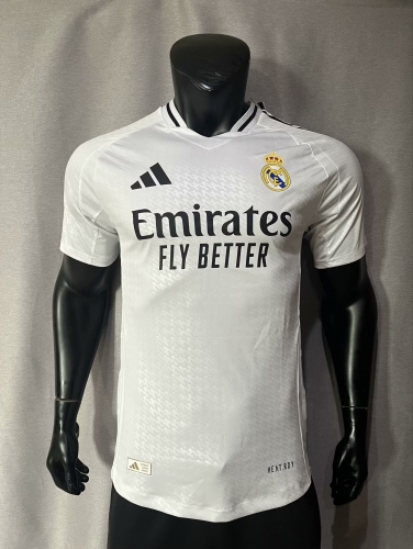 Player Version 2024/25 Real Madri White Thailand Soccer Jersey AAA-MY/27/416