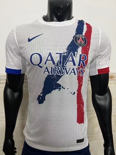Player Version 2024/2025 Paris SG Away White Thailand Soccer Jersey AAA-MY/16/308