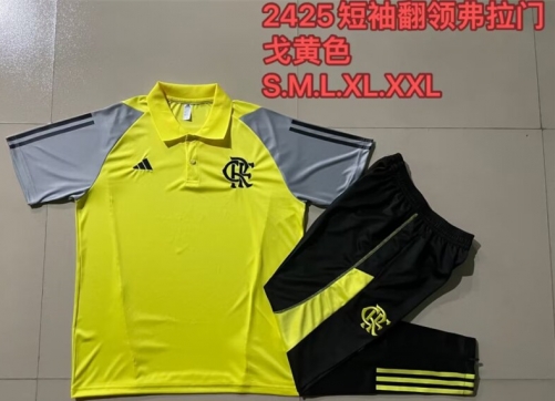 2024/25 Flamengo Yellow Thailand Polo Uniform-815