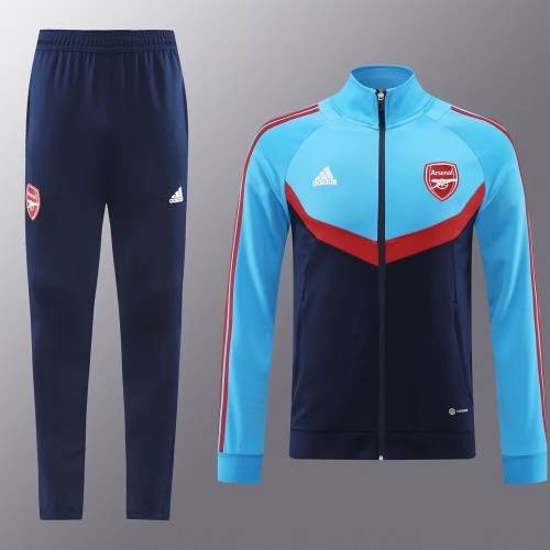 2024/25 #03 Arsenal Blue & Black Soccer Jacket Uniform-LH