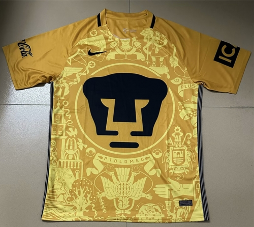 2024/25 Special Version Pumas UNAM Yellow Thailand Soccer Jersey AAA-07