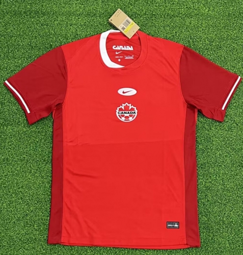 2024/25 Canada Home Red Thailand Soccer Jersey-320/709/1040
