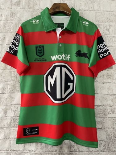 2024 South Sydney Rabbitohs Red & Green Thailand Rugby Shirts-805