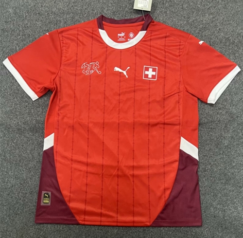 2024/25 Switzerland Home Red Thailand Soccer Jersey AAA-416/47/809