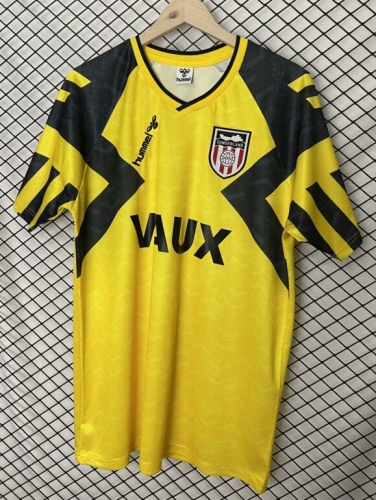 1992/93 Retro Special Version Sunderland Yellow Thailand Soccer Jersey AAA-1095
