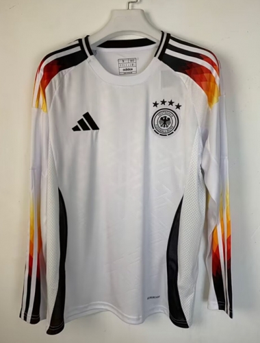 2024/25 Germany Home White LS Thailand Soccer Jersey AAA-410
