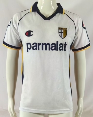 03-04 Retro Version Parma Calcio 1913 Away White Thailand Soccer Jersey AAA-503/1041/811