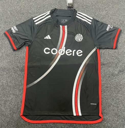 2023/24 CA River Plate 2nd Away Black Thailand Soccer Jersey AAA-809/47