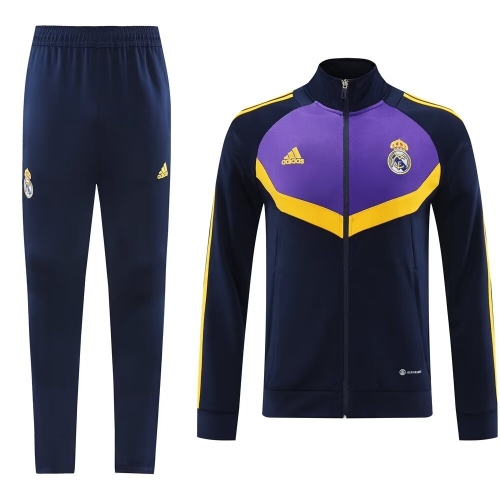 2023/24 #03 Real Madrid Royal Blue Thailand Jacket Uniform-LH