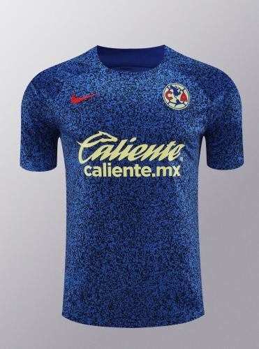 2024/25 Club América Blue Thailand Soccer Training Jerseys-418