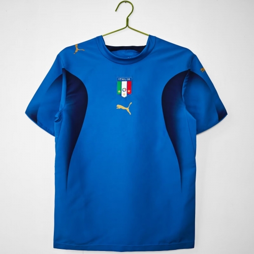 06 Retro Version Italy Home Blue Thailand Soccer Jersey AAA-811/710/503