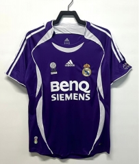 06/07 Retro Version Real Madrid Away Purple Thailand Soccer Jersey AAA-811/710