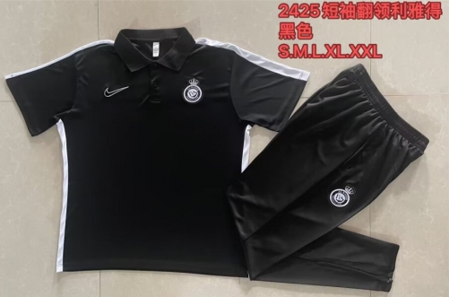 2024/25 Al-Nassr FC Black Thailand Polo Uniform-815