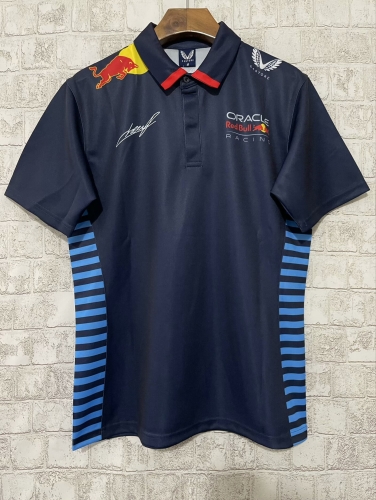 2024 Season Red Bull #11 Royal Blue Racing Shirts-805