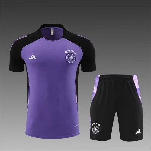 2024/25 Germany Purple Shorts-Sleeve Thailand Soccer Uniform-801/LH