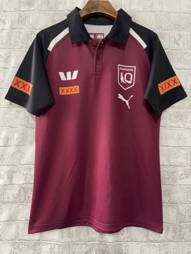 2024 Maru Red Training Thailand Rugby Jersey-805
