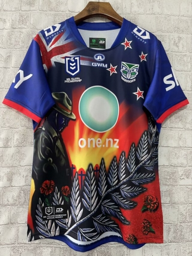 2024 Special Version Warriors Blue Rugby Shirts-805