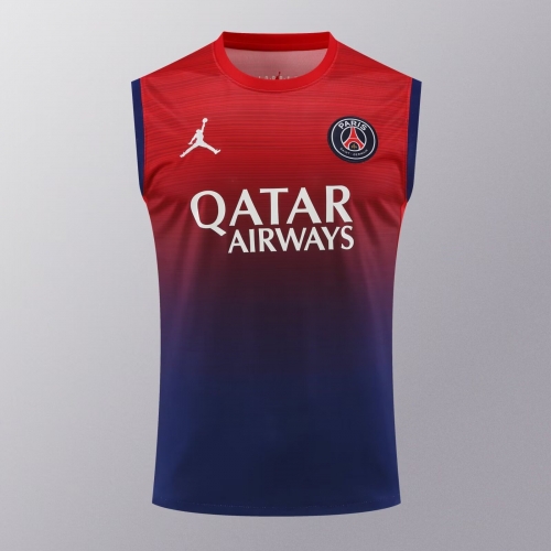 2024/25 Paris SG Red & Blue Thailand Soccer Training Vest -418