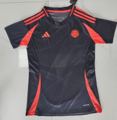 2024-25 Colombia Away Black & Dray Female Thailand Soccer Jersey-319/07