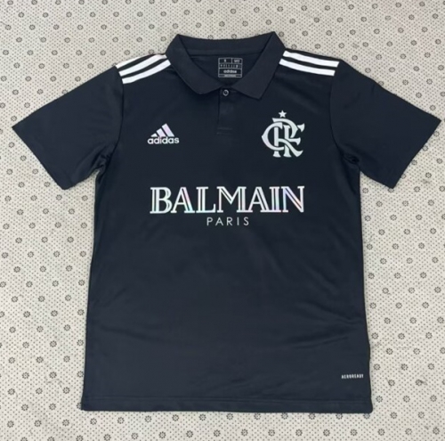2024 Flamengo Black Thailand Polo Shirts-510
