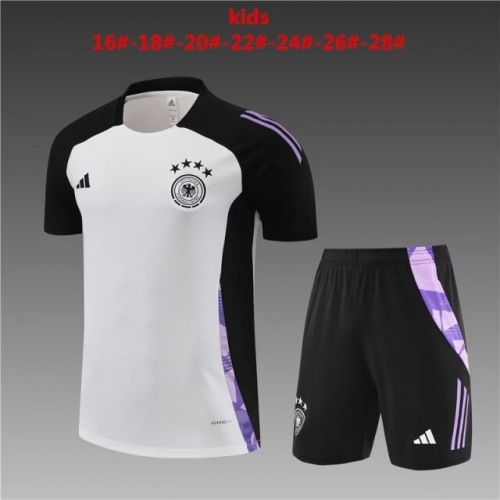 Kids 2024/25 Germany White Kids/Youth Trackusit Uniform-801