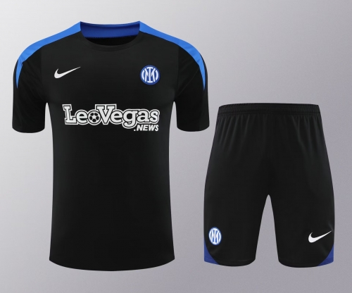 2024/25 Inter Milan Black Thailand Soccer Training Uniform-418