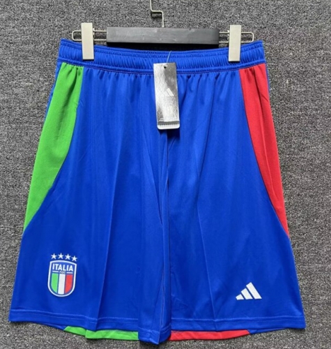 2024/25 Italy Away Blue Thailand Soccer Shorts-315