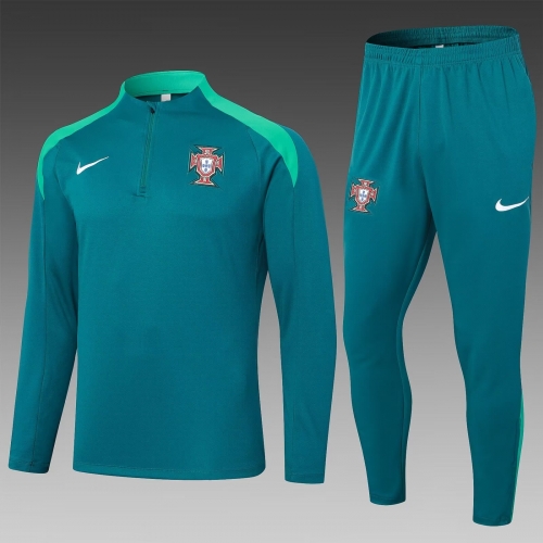 2024/25 Portugal Blue Thailand Tracksuit Uniform-411/815