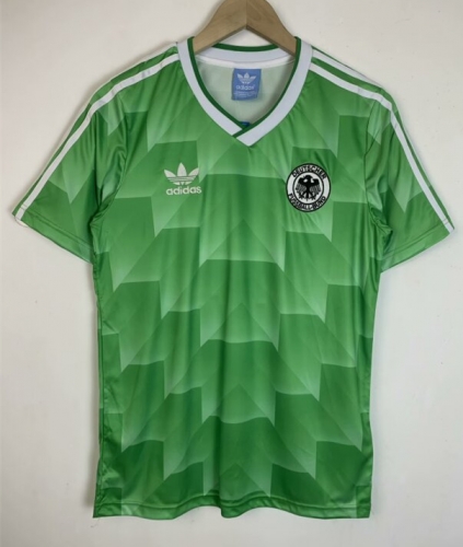88 Retro Version Germany Green Thailand Soccer Jersey AAA-509