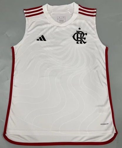 24/25 CR Flamengo Away White Thailand Soccer Training Vest-908