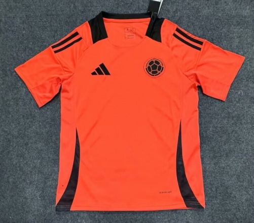 2024-25 Colombia Orange  Red Training Thailand Soccer Jerseys-23