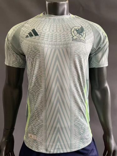 Player Version 2024/25 Mexico Away Light Dray Thailand Soccer Jersey AAA-703
