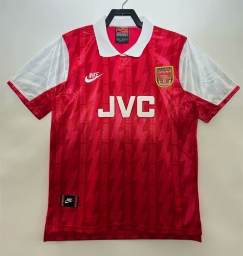 93-94 Retro Version Arsenal Home Red Thailand Soccer Jersey AAA-811