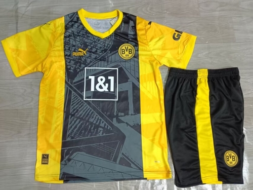2024/25 Borussia Dortumund Home Yellow Soccer Uniform-315