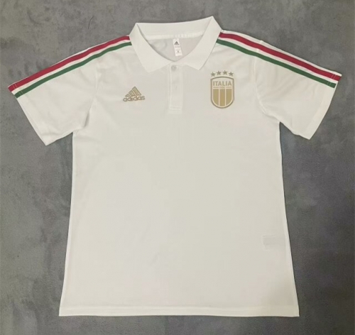 2024/25 Italy White Thailand Soccer Polo Shirts-BY