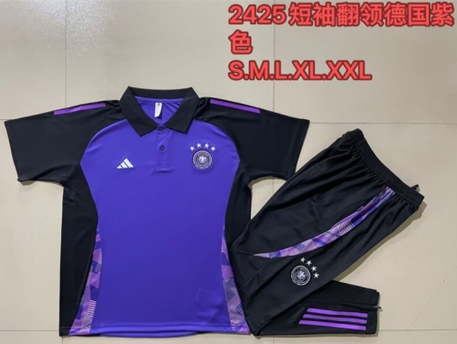2024/25 Germany Purple Thailand Polo Uniform-815