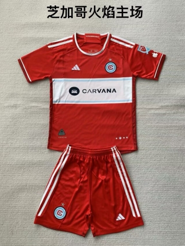 2024/25 Chicago Fire FC Home Red Soccer Uniform-208