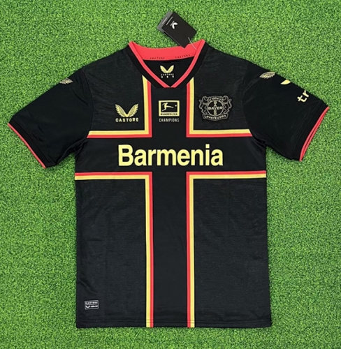 2024/25 Bayer 04 Leverkusen Home Black Thailand Soccer Jersey AAA-313/711/320