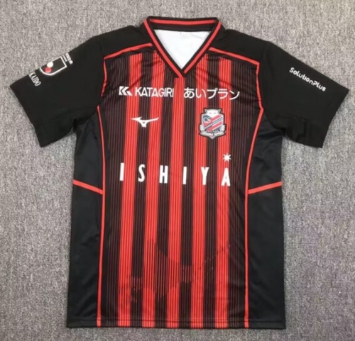 2024/25 Hokkaido Consadole Sapporo Home Red & Black Thailand Soccer Jersey AAA-417