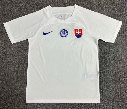 2024/25 Slovakia Away White Thailand Soccer Jersey AAA-1040